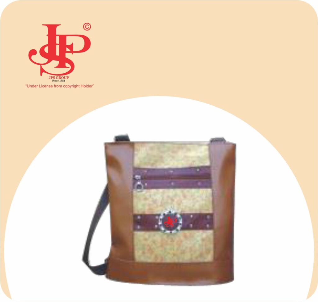Classic Charm: JPS High-End Shopping Bags' Brown Leather Collection