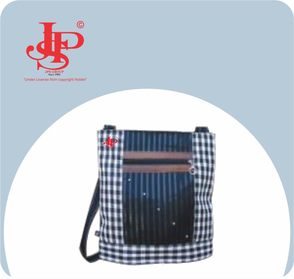 JPS High-End Shopping Bags: Elevate Your Fashion Game with Luxurious Blue Plaid Checked Designs!
